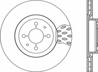 OPEN PARTS bdr101620 -  Тормозной диск